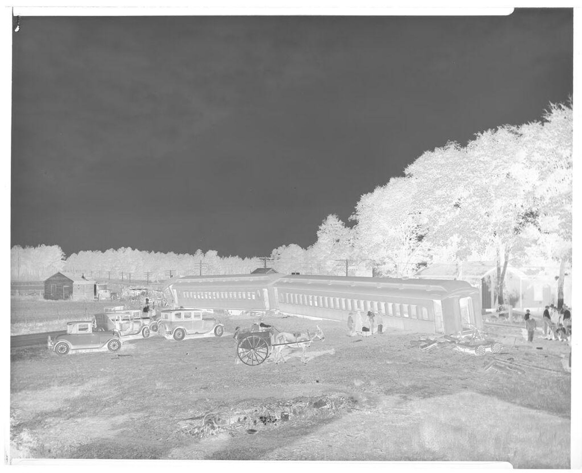 Untitled (derailed train) by Hamblin Studio