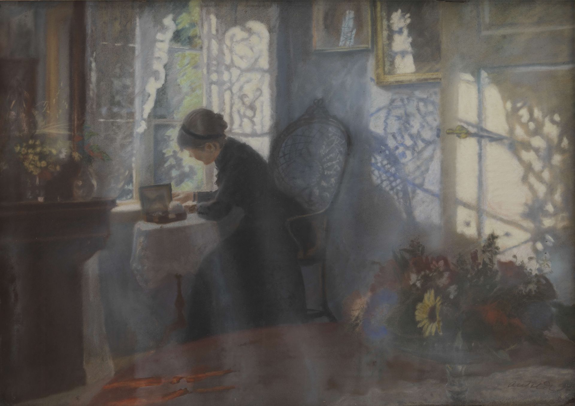 I Fiskerstuen i Hellebæk by Alexander Wilde