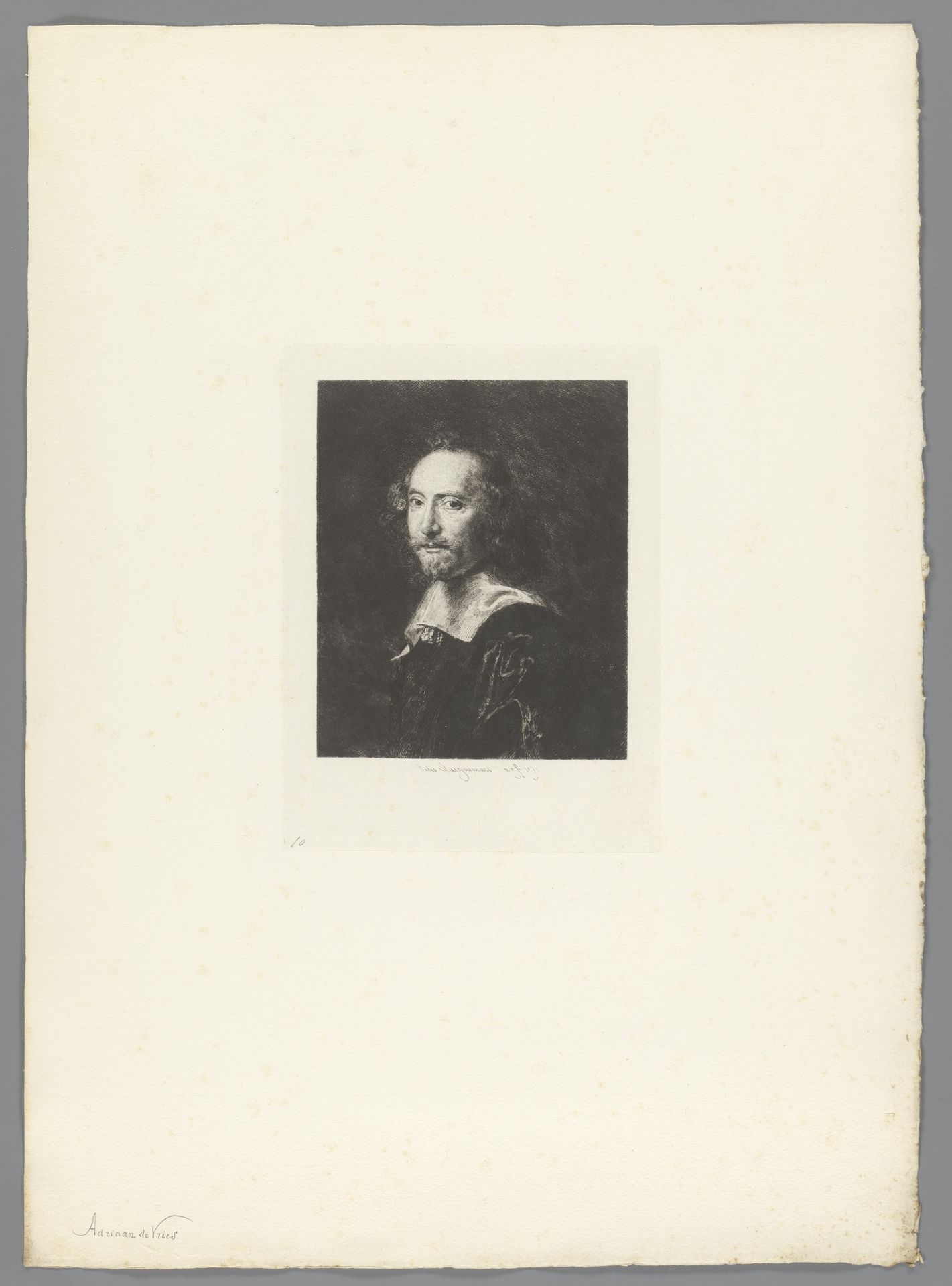 Portret van een man by Jules Ferdinand Jacquemart