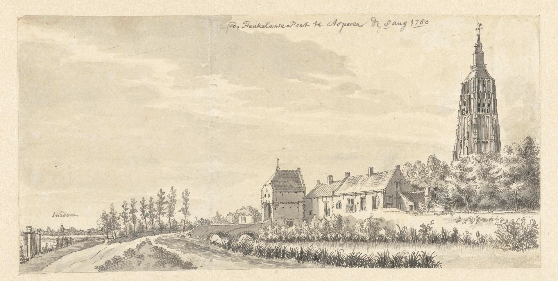 De Heukelomse Poort te Asperen by Jan de Beijer