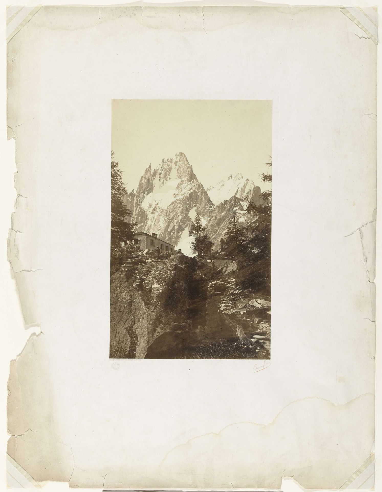Alpenlandschap by Bisson Frères
