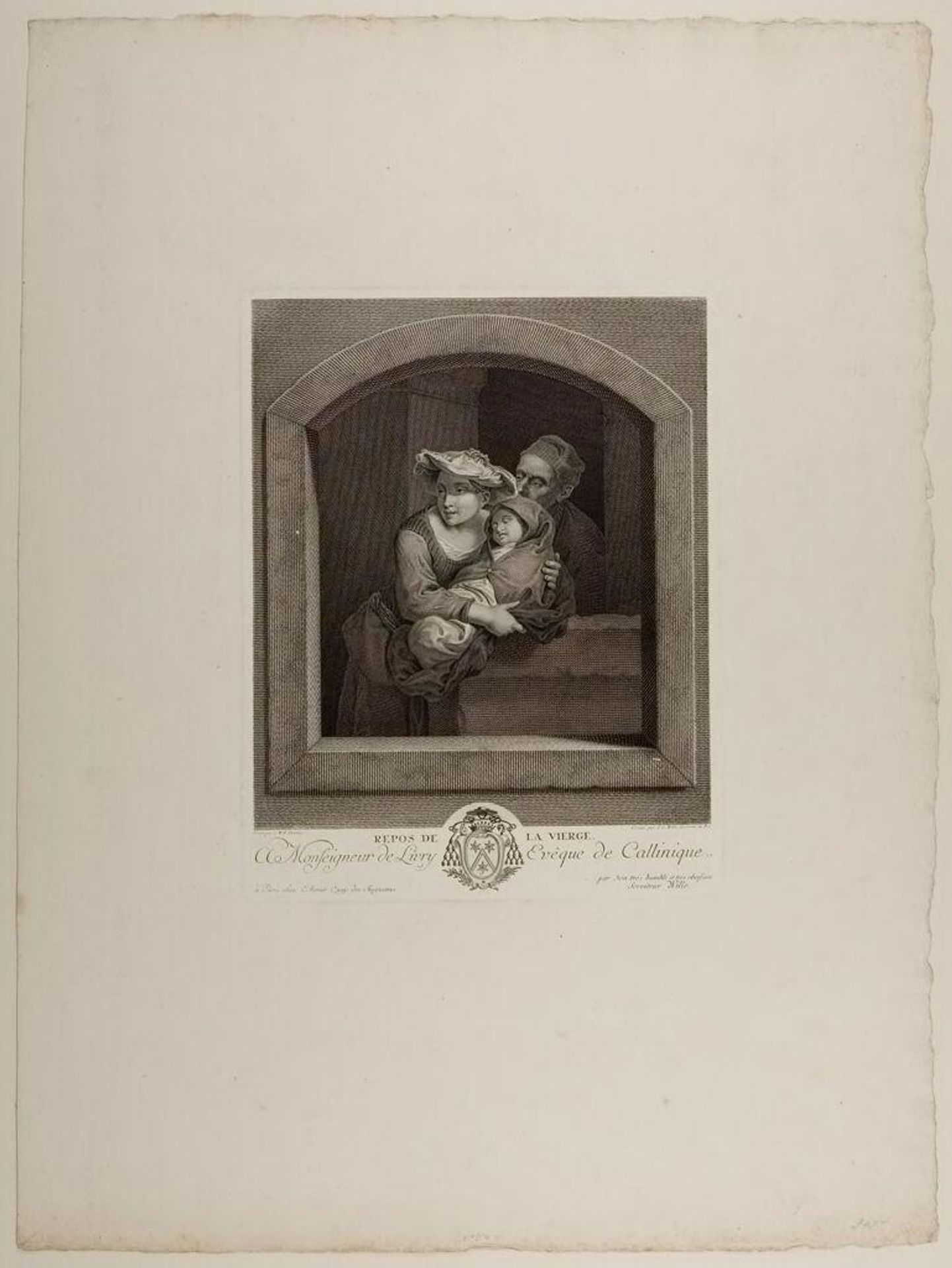 Rest of the Virgin by Johann Georg Wille