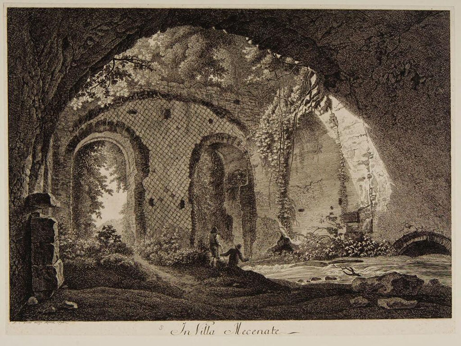 In villa Mecenate by Albert Christoph Dies