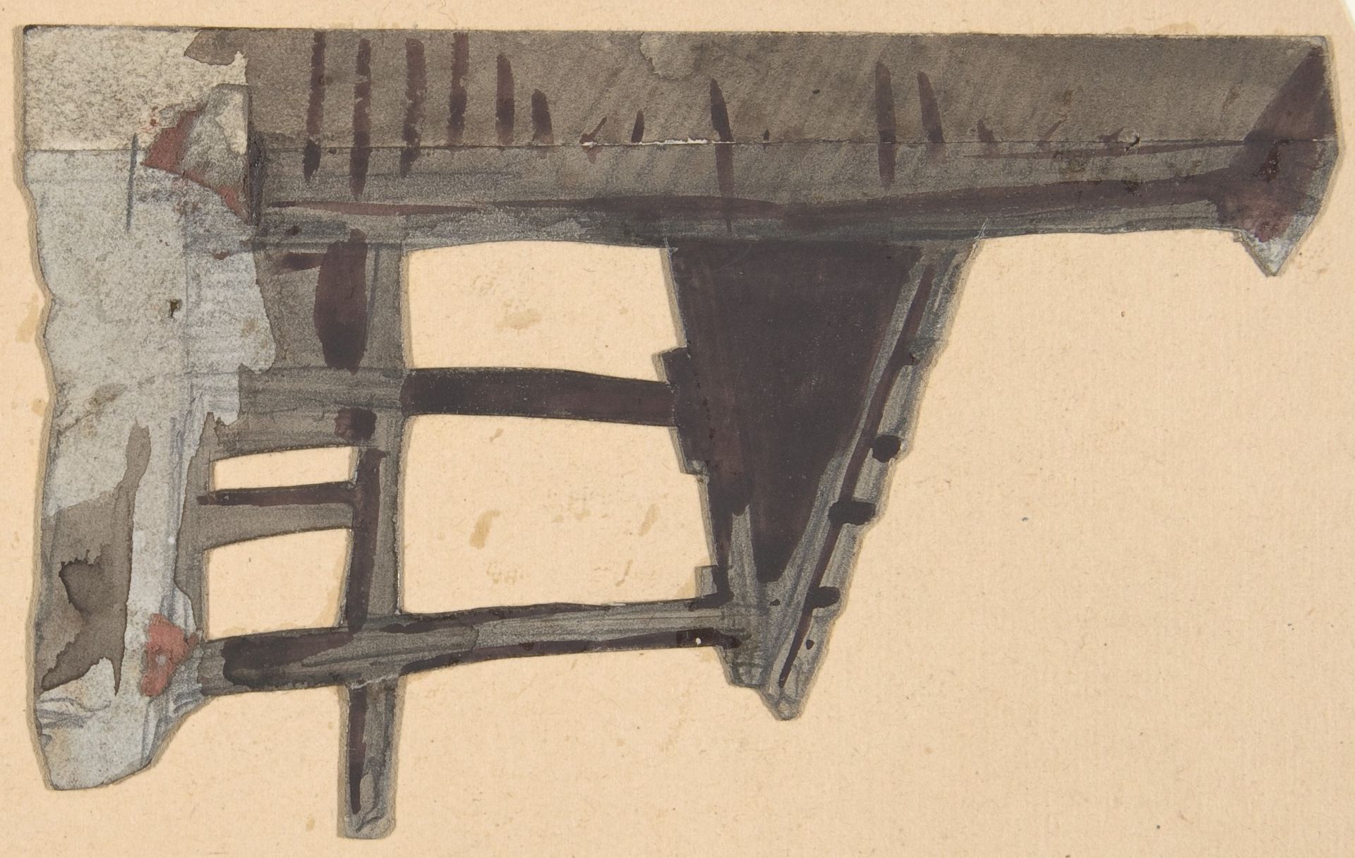 Design for a Stage Set at the Opéra, Paris by Eugène Cicéri
