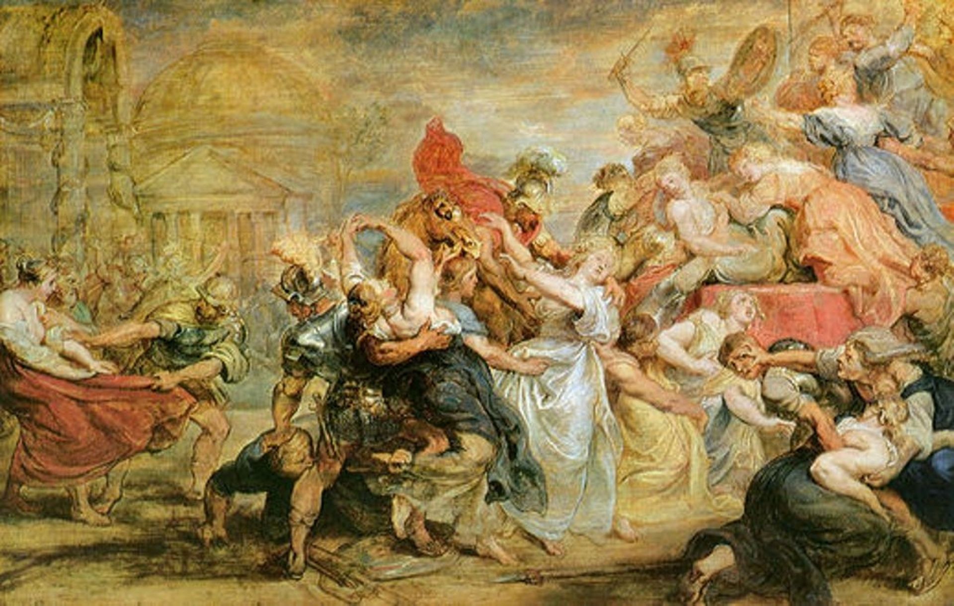 The Rape of the Sabine Women by Peter Paul Rubens