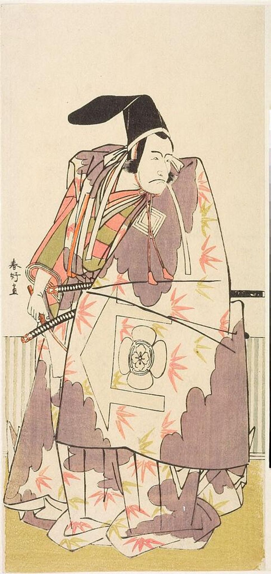 Actor Ichikawa DanjÅ«rÅ 5th AS KUDO SUKETSUNE by Katsukawa ShunkÅ