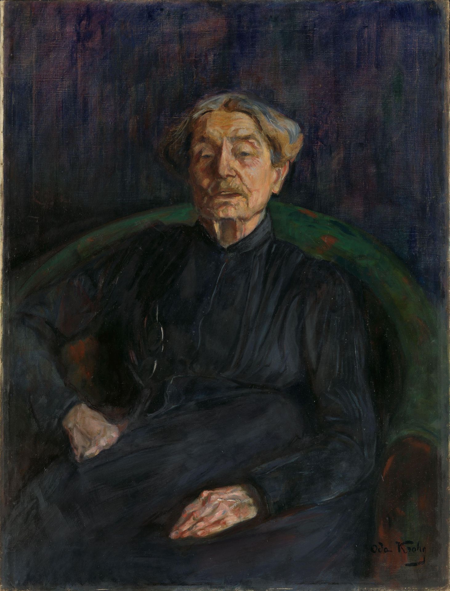 Portrait of the Artist Aasta Hansteen by Oda Krohg