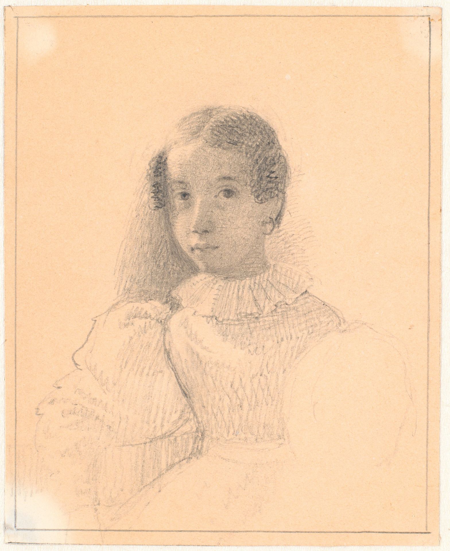 Portræt af Adelaide Emilie Waagepetersen by Wilhelm Marstrand
