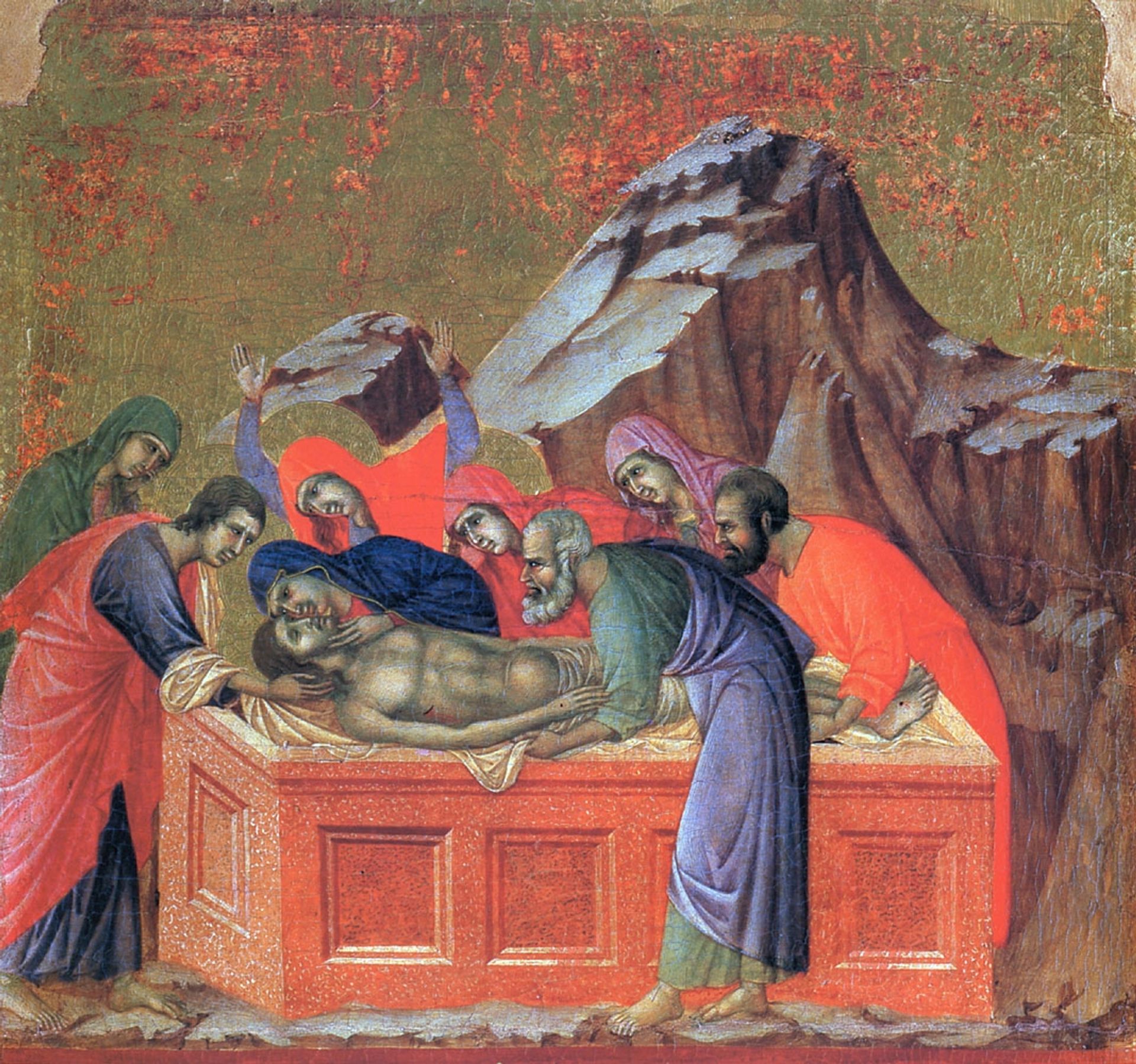 Burial by Duccio