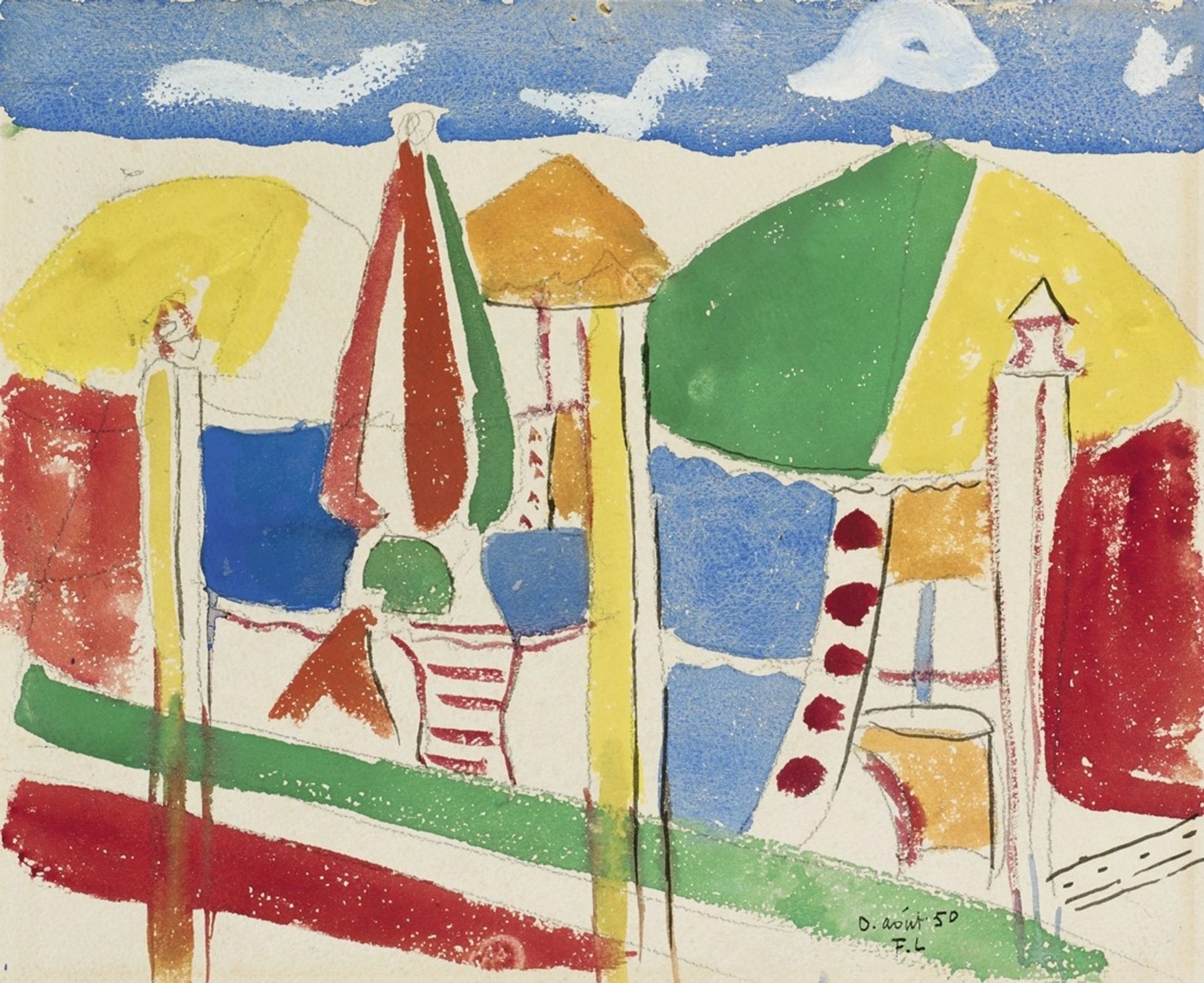 Deauville by Fernand Léger