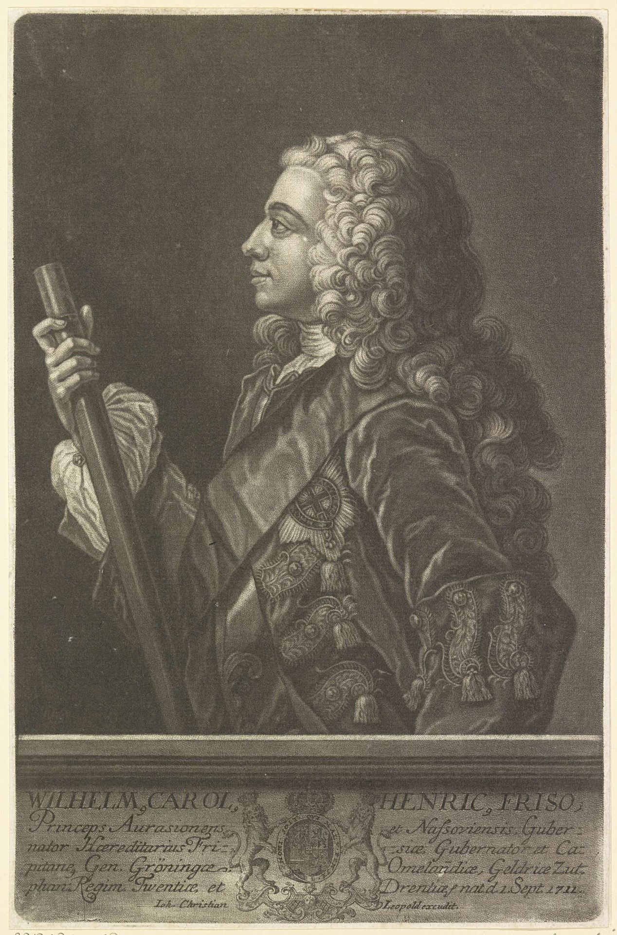 Portret van Willem IV, prins van Oranje-Nassau by Anonymous