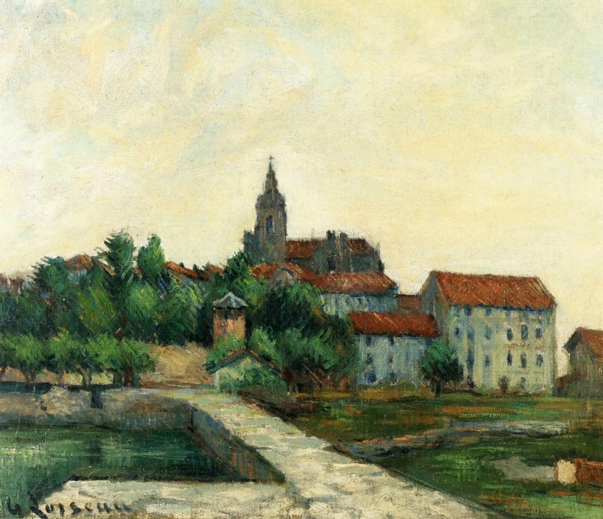 Landscape by Gustave Loiseau