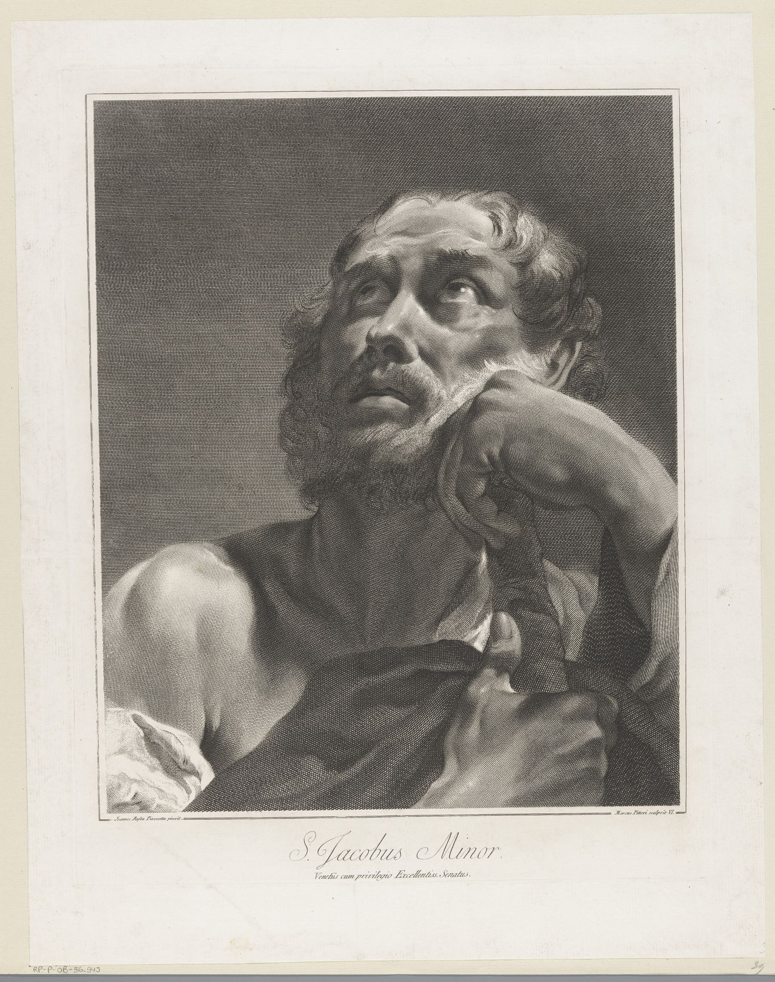 Apostel Jakobus de Mindere by Giovanni Marco Pitteri