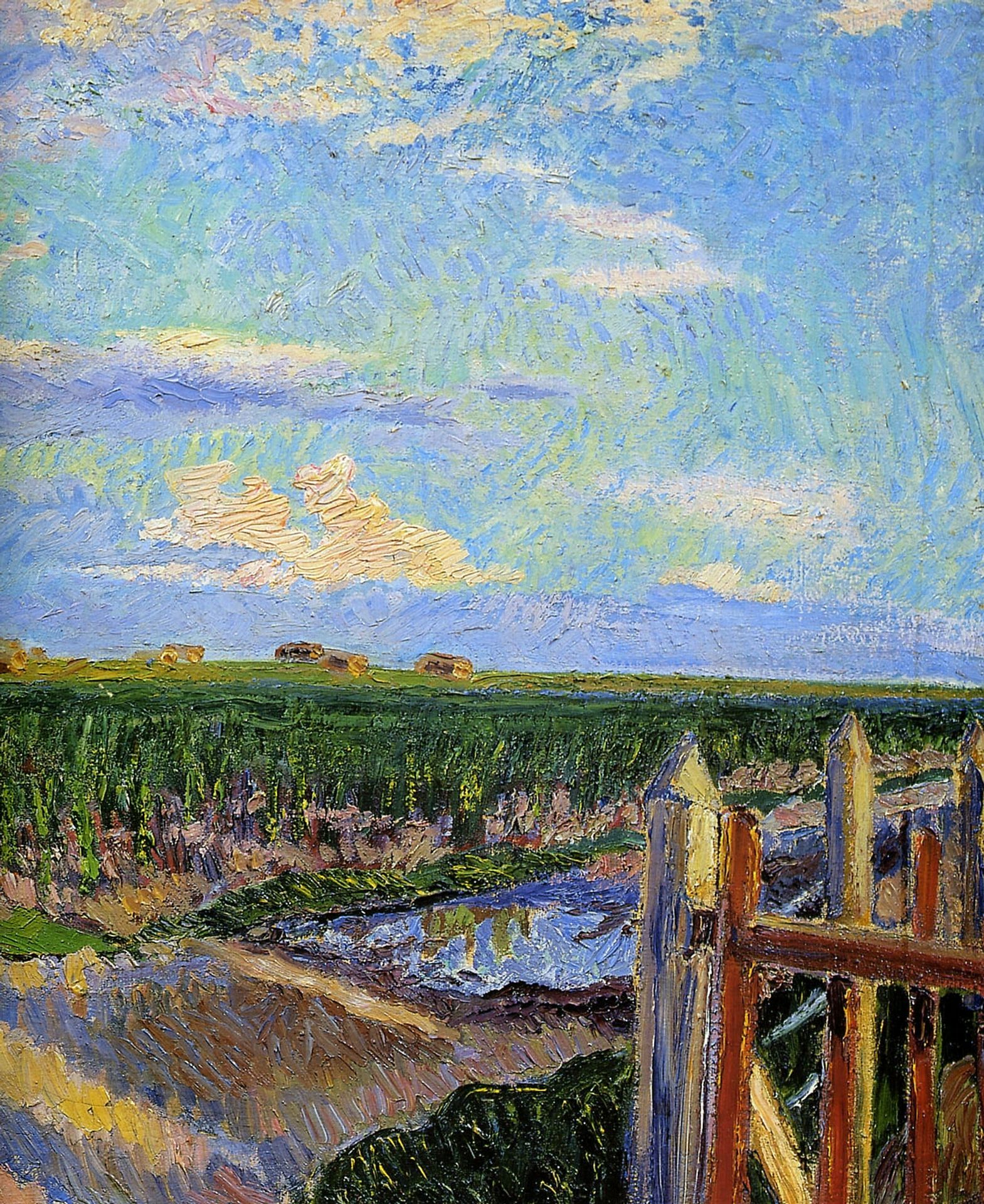 Landscape by David Burliuk