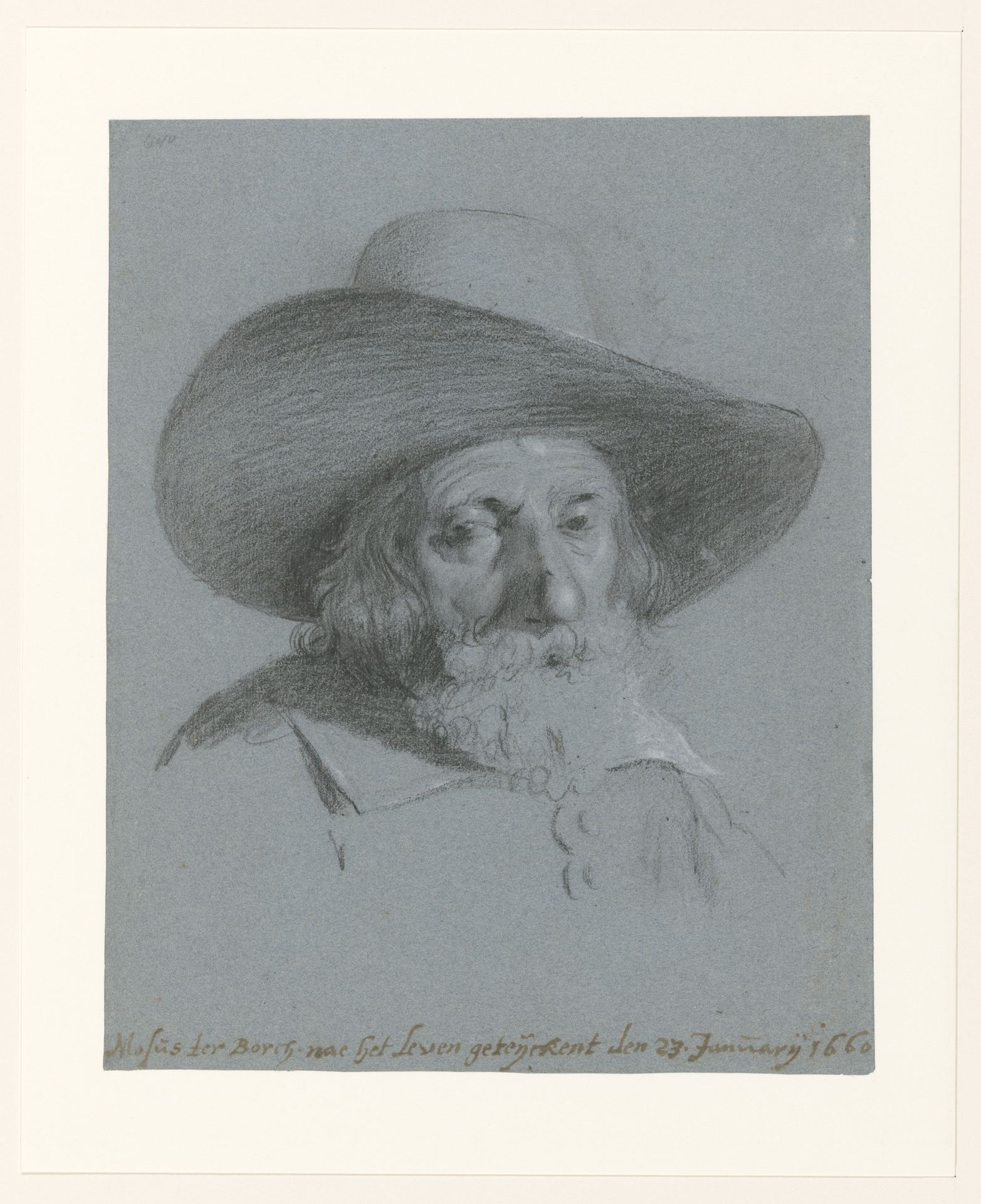 Portret van Gerard ter Borch de Oude by Moses ter Borch