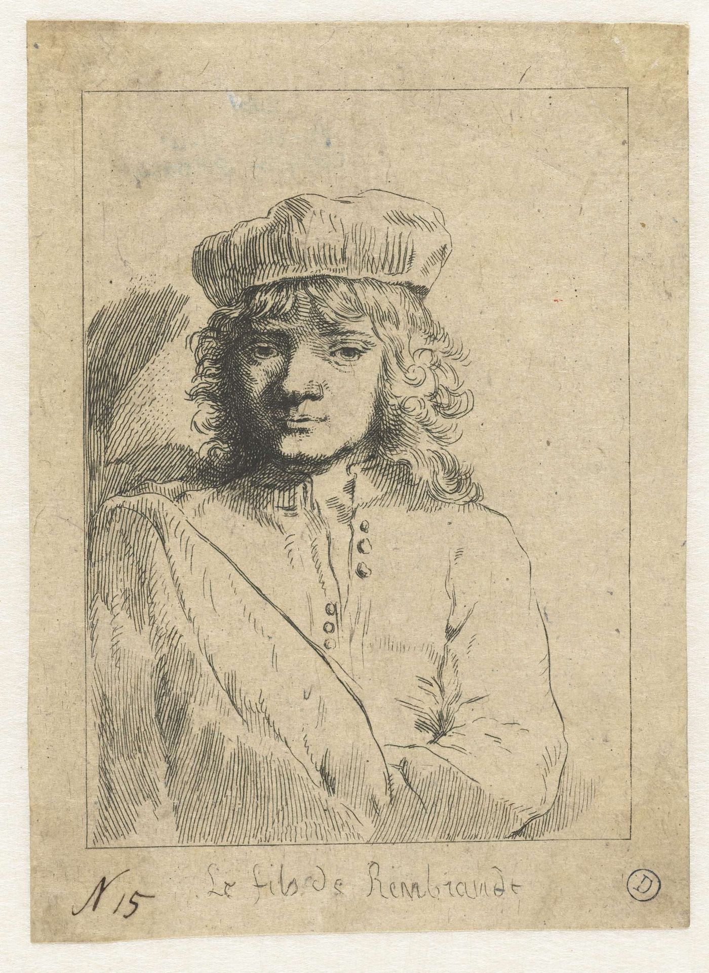 The artist's son, Titus by Ignace-Joseph de Claussin