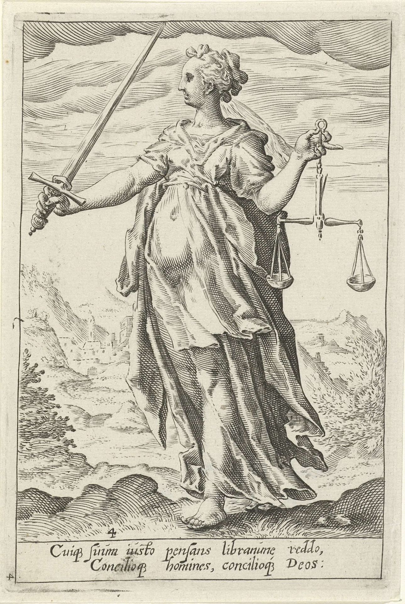 Rechtvaardigheid (Justitia) by Anonymous