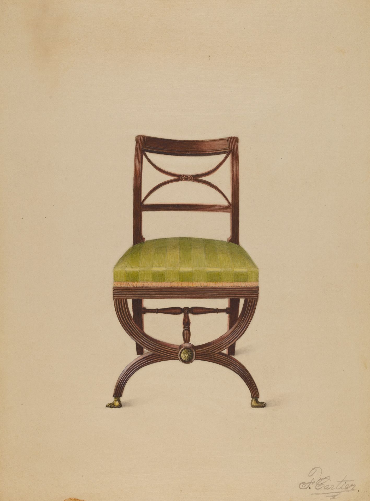 Side Chair by Ferdinand Cartier