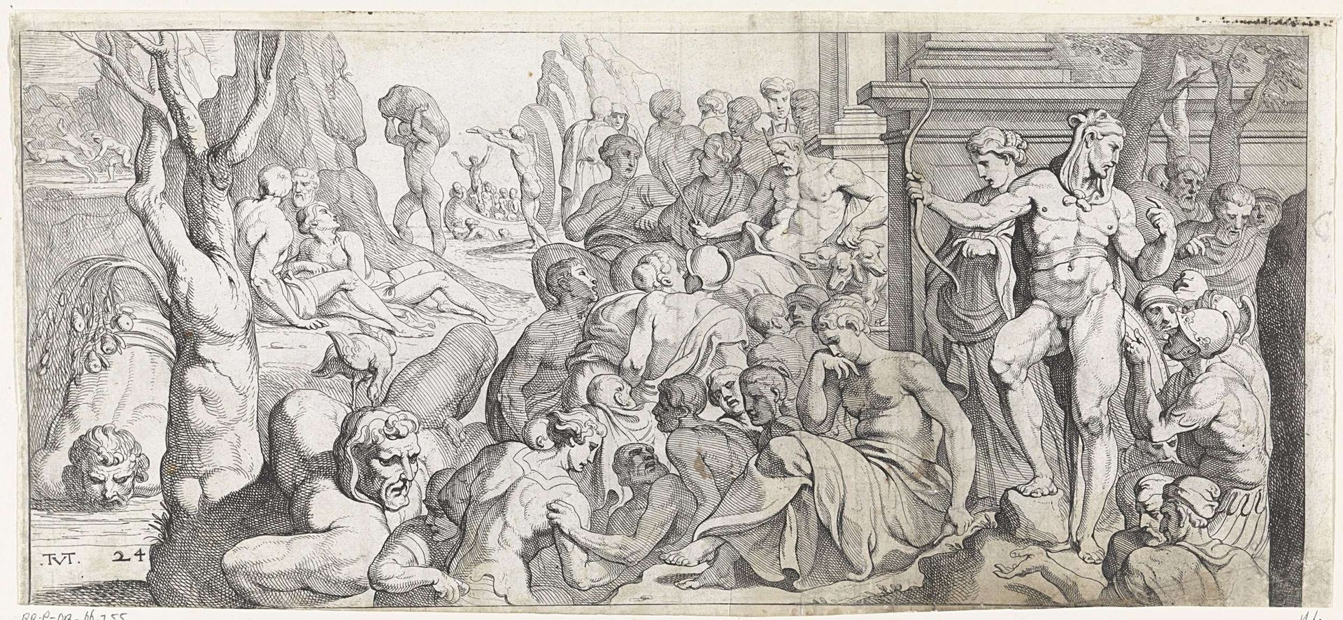 Odysseus in de onderwereld by Theodoor van Thulden