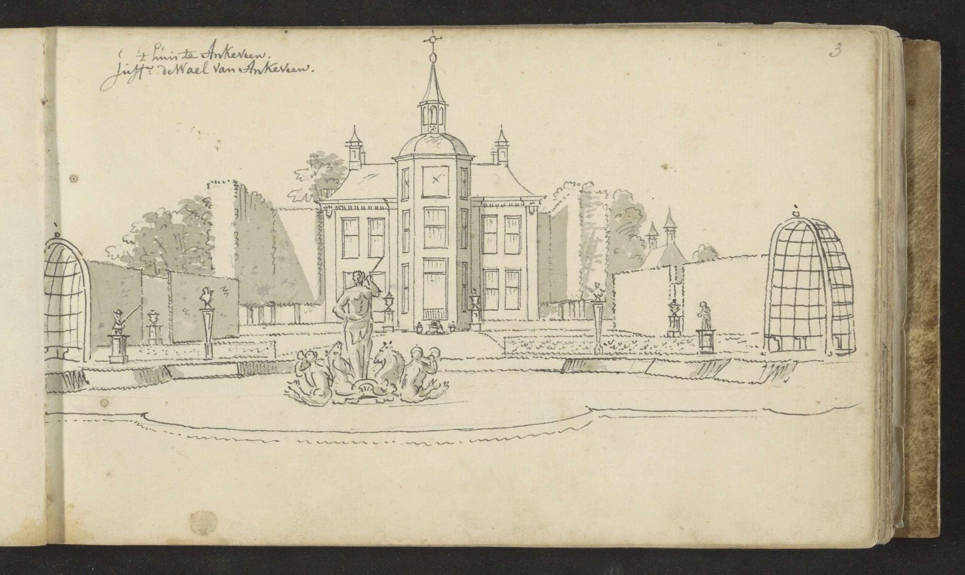 Huis te Ankeveen by Abraham de (II) Haen
