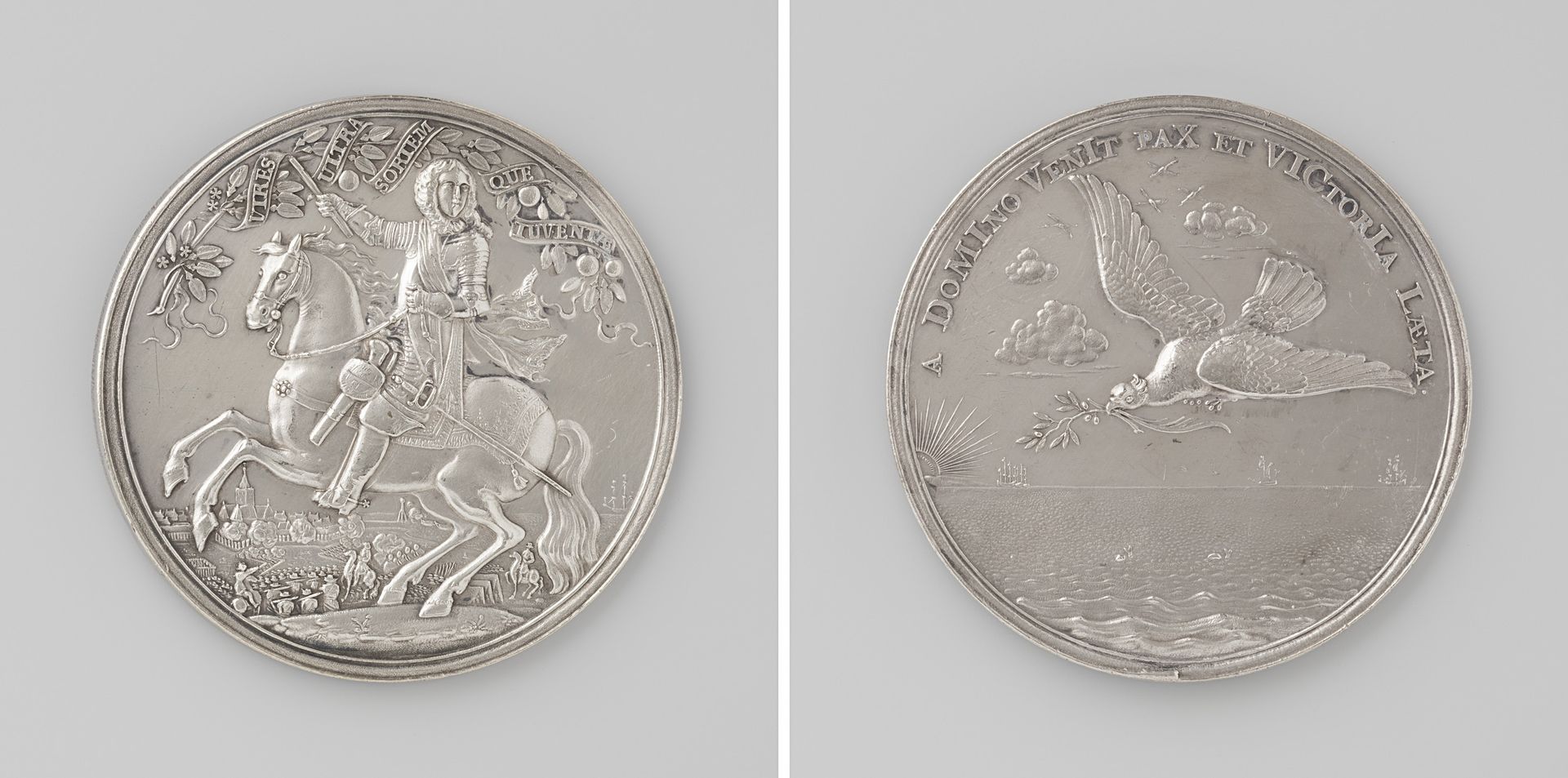 Sluiten van de vrede met Engeland en inname van Naarden door Willem III by Christoffel Adolphi