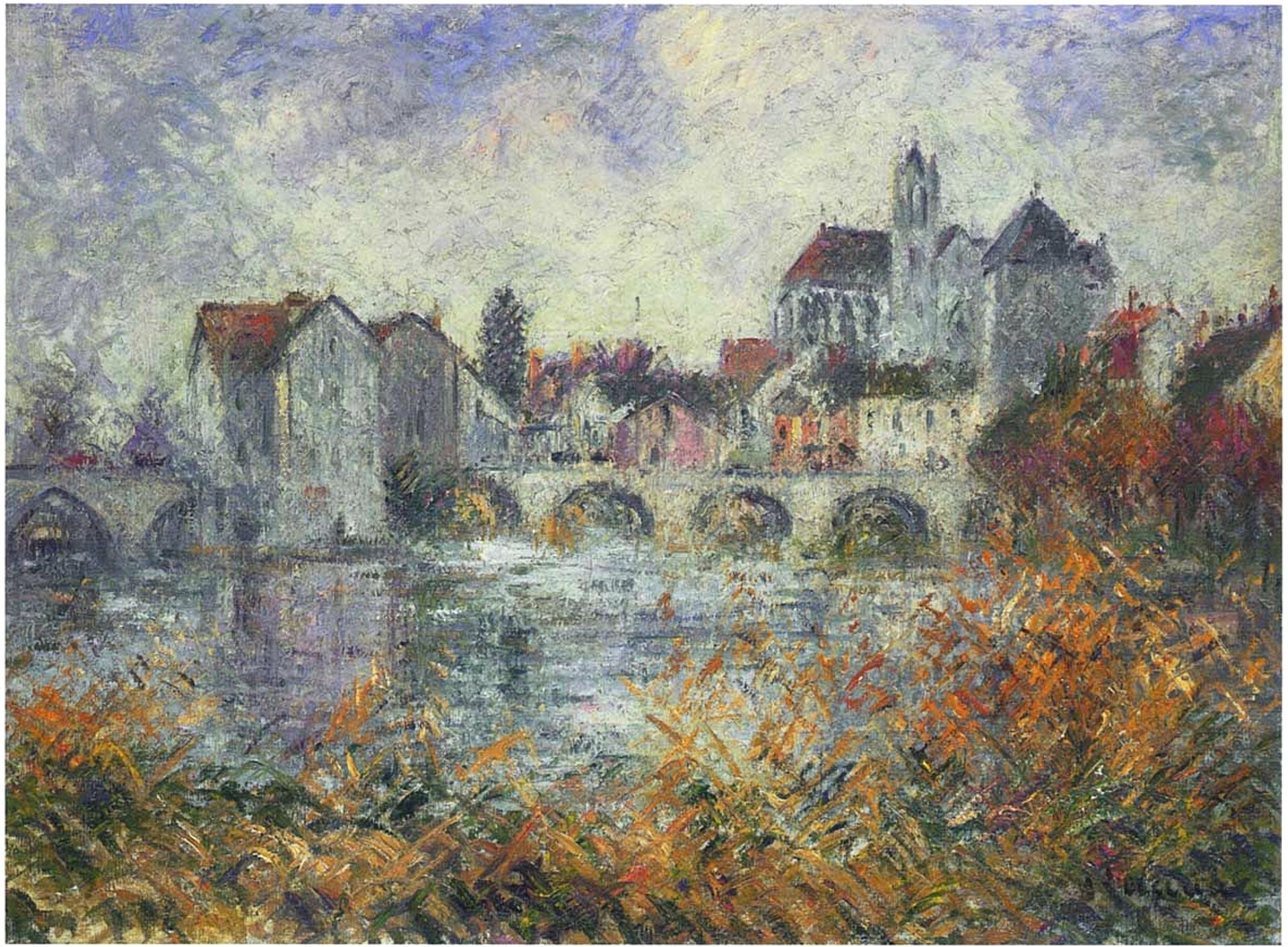 Moret on Loing Autumn by Gustave Loiseau