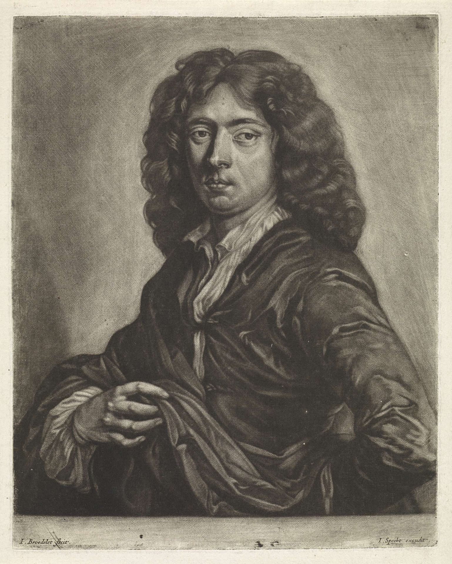 Portret van Steffan Wolters by Jan Broedelet
