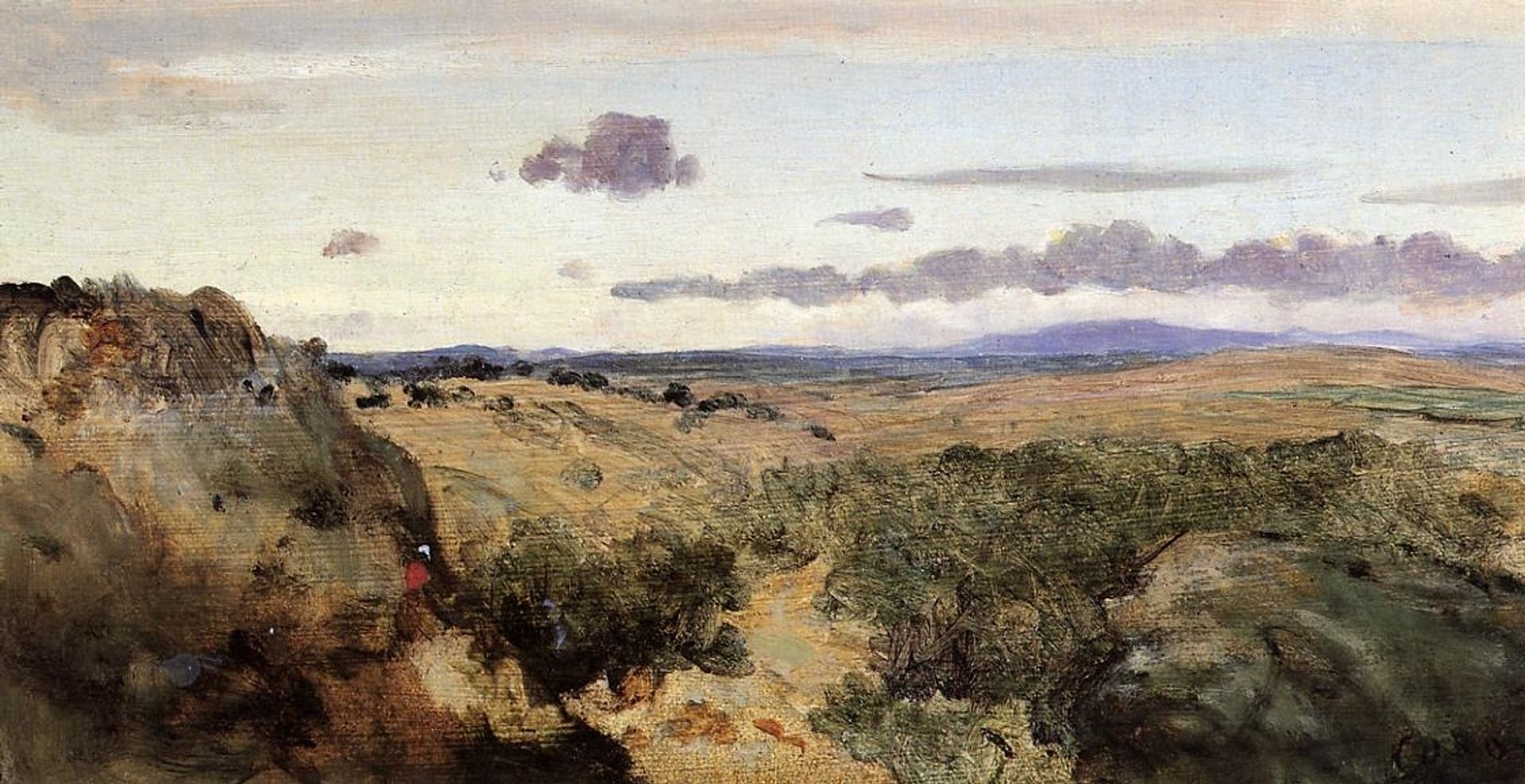 Mountainous Landscape by Camille Corot