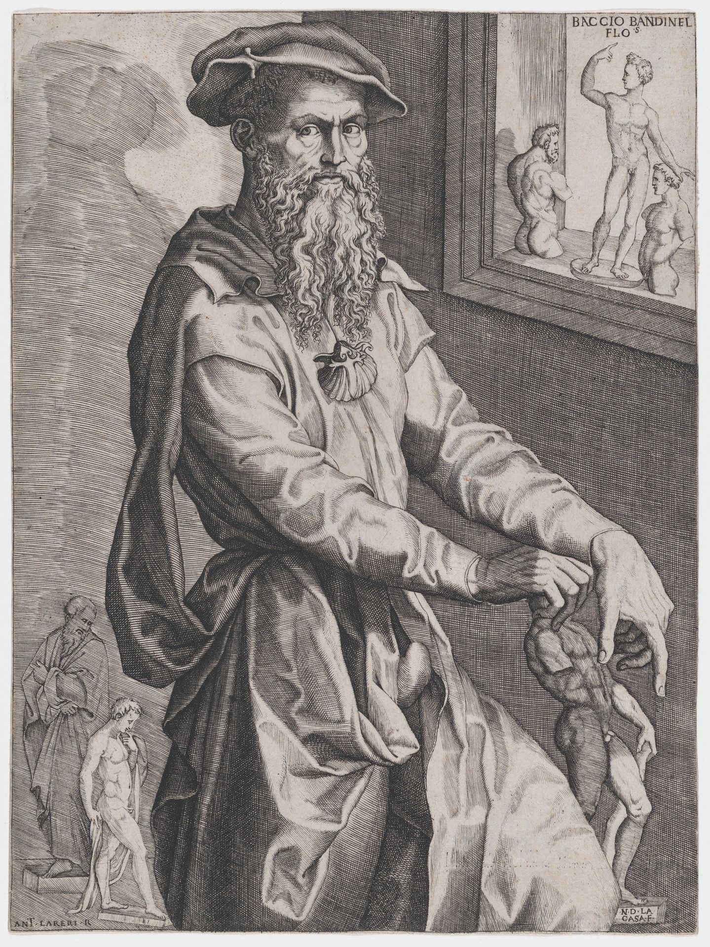 Portrait of Baccio Bandinelli by Niccolò della Casa