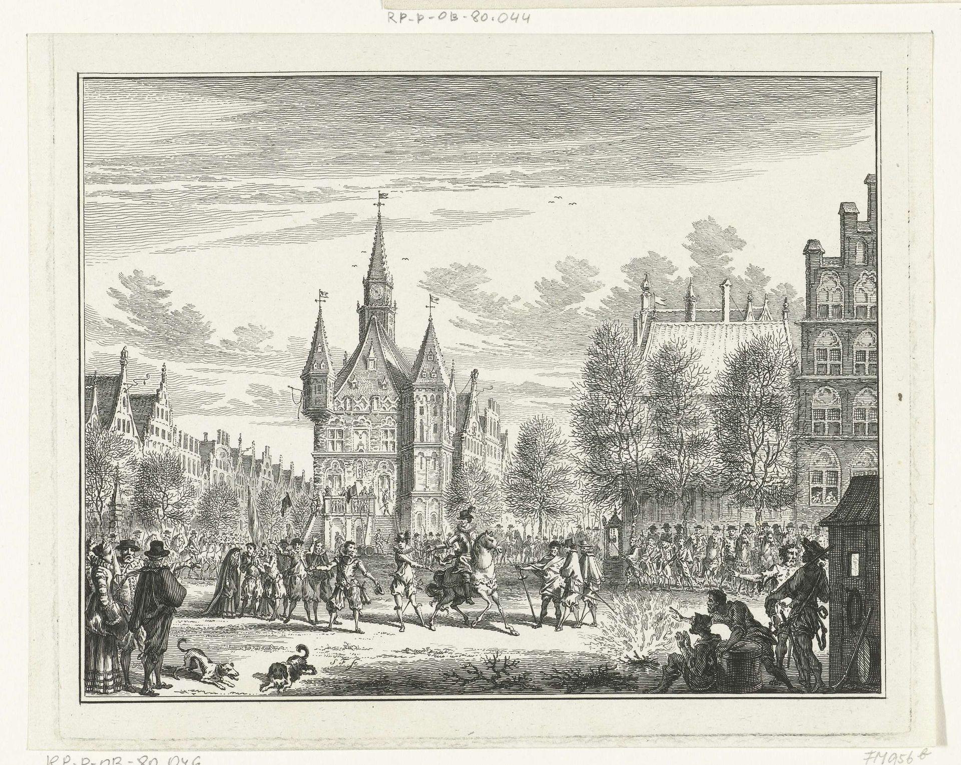 Deventer gaat door verraad van Stanley over in Spaanse handen, 1587 by Simon Fokke
