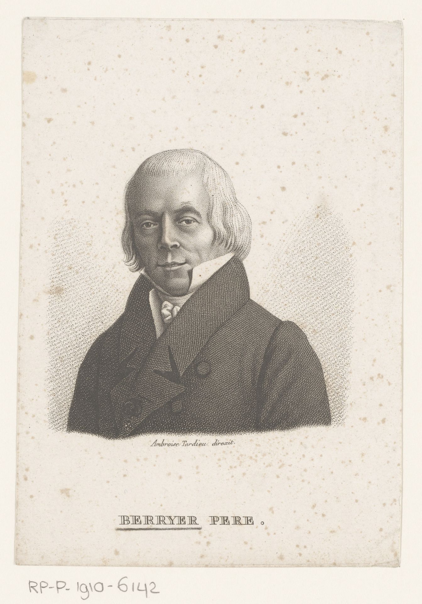 Portret van Pierre-Nicolas Berryer by Charles Aimé Forestier