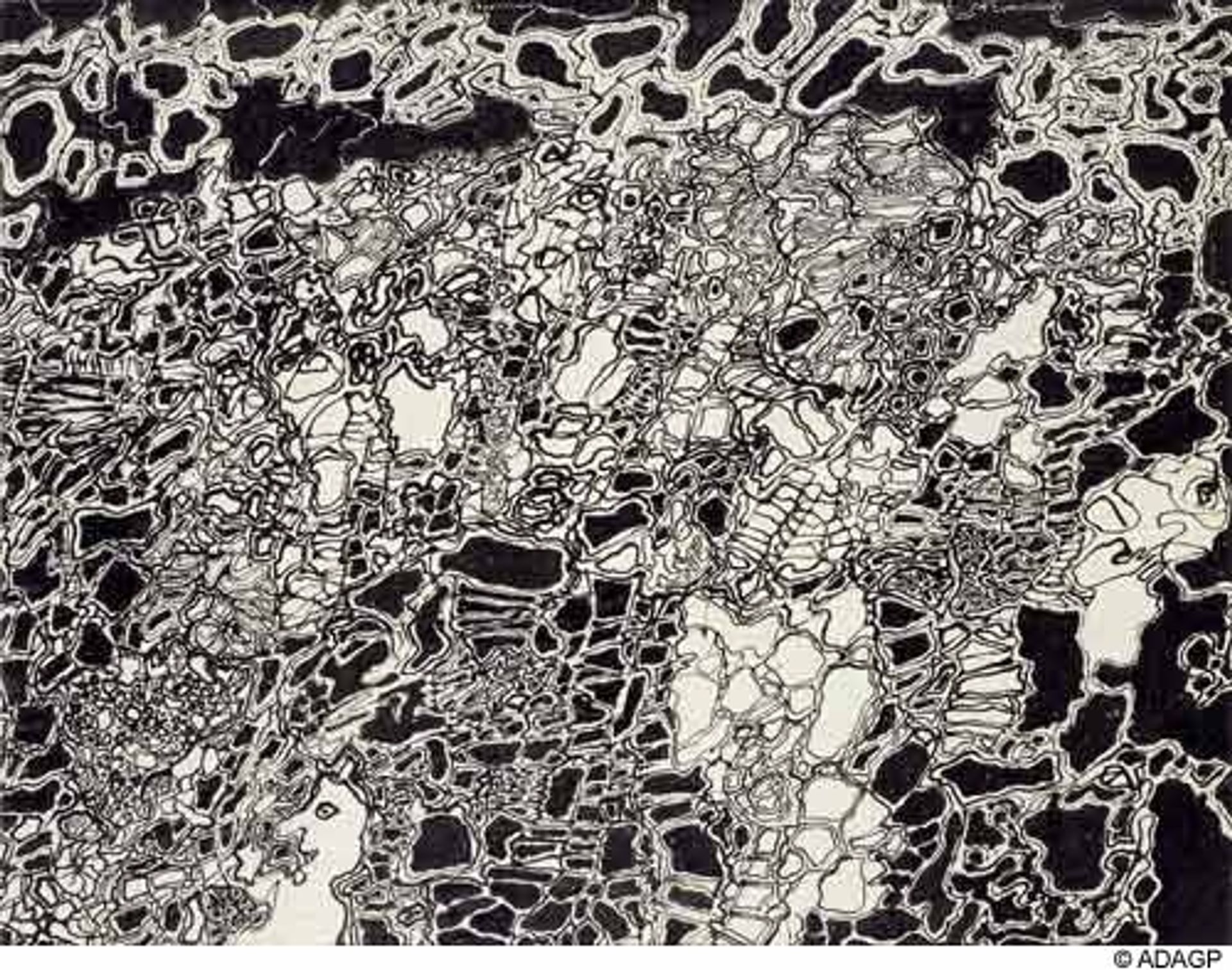 Bright meteor by Jean Dubuffet
