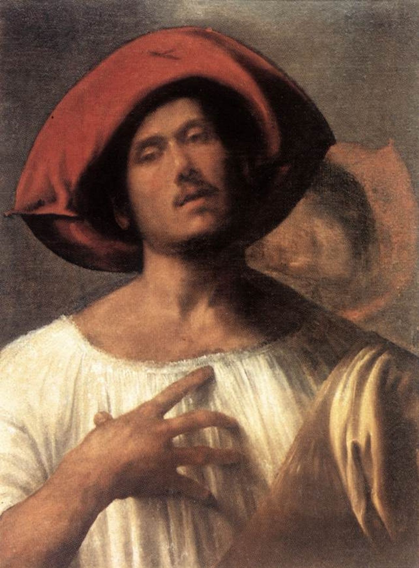 Young man (The impassioned singer) by Giorgione