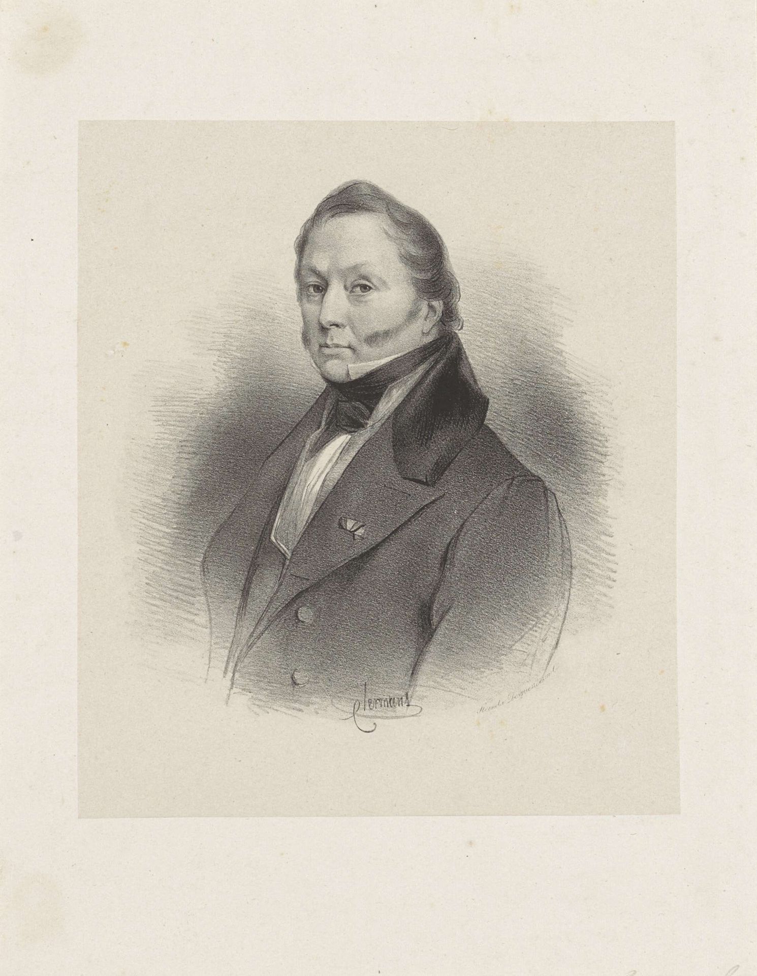 Portret van Jan Max. baron van Tuyll van Serooskerken by J.B. Clermans