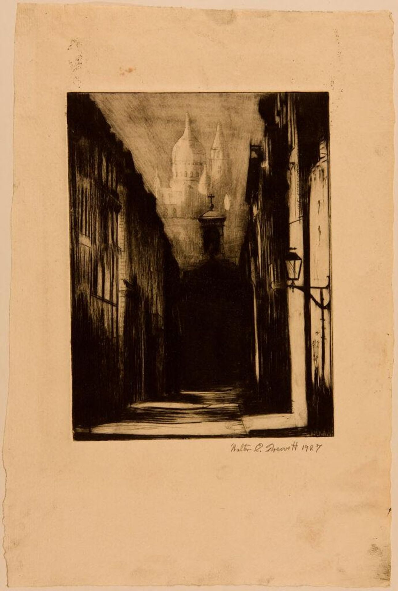 Sacre Coeur, Paris by Walter E. Trevett