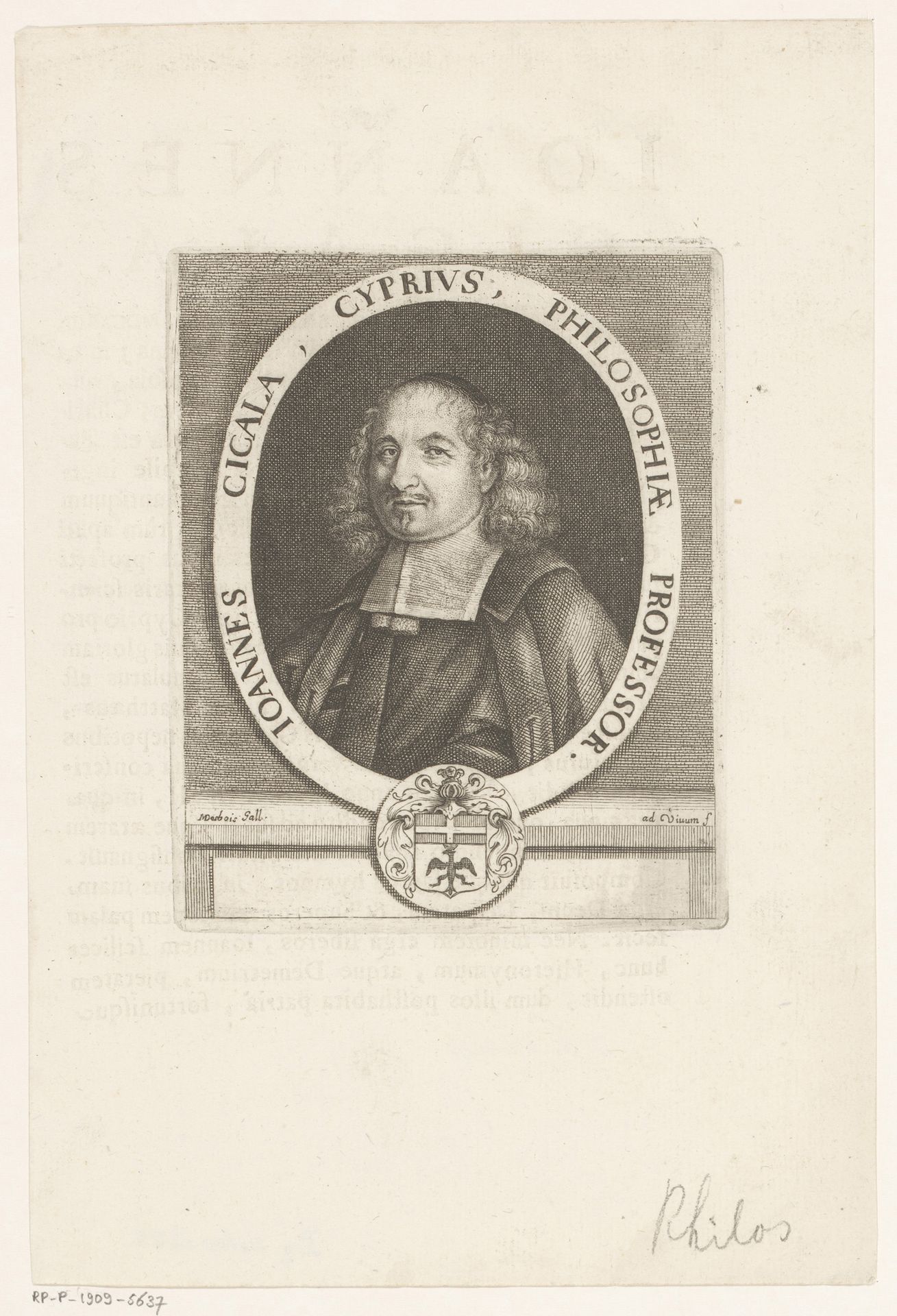 Portret van Ioannis Kigalas by Martial Desbois