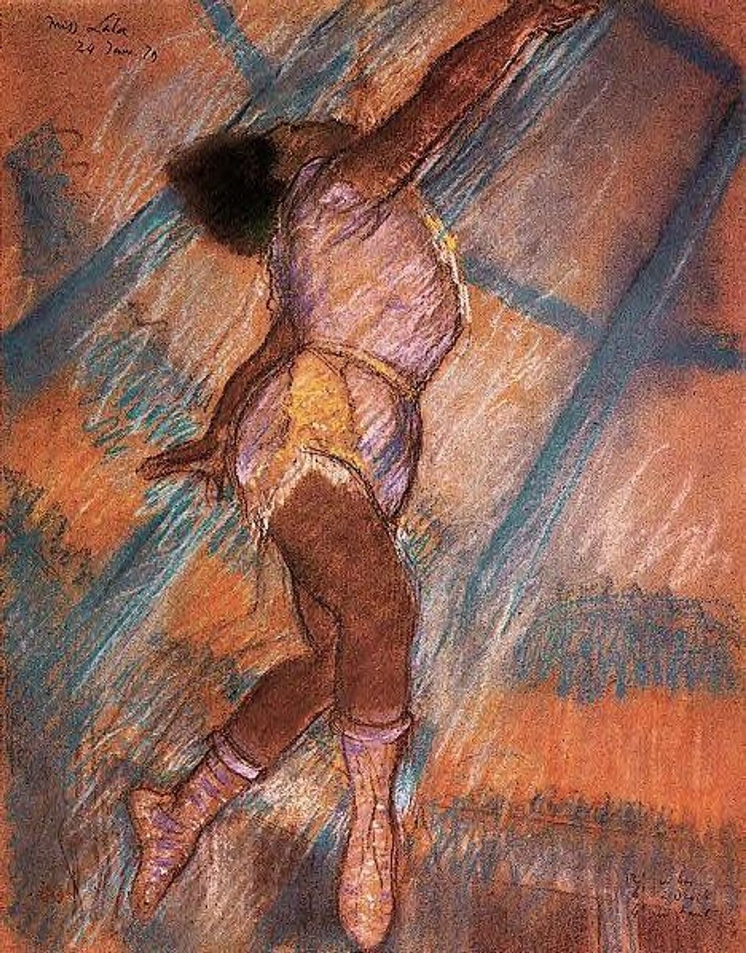 Study for 'La La at the Cirque Fernando' by Edgar Degas