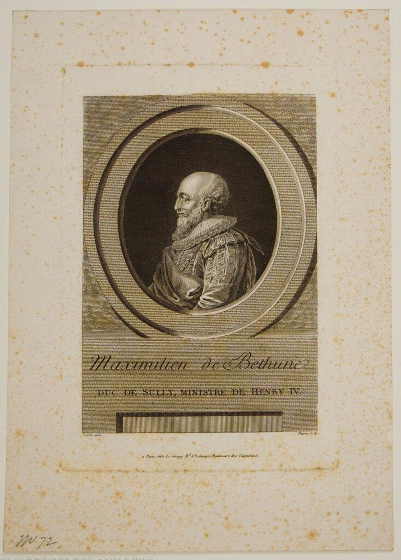 Maximilian de BÃ©thune, duc de Sully, Ministre de Henri IV by N. Dupin