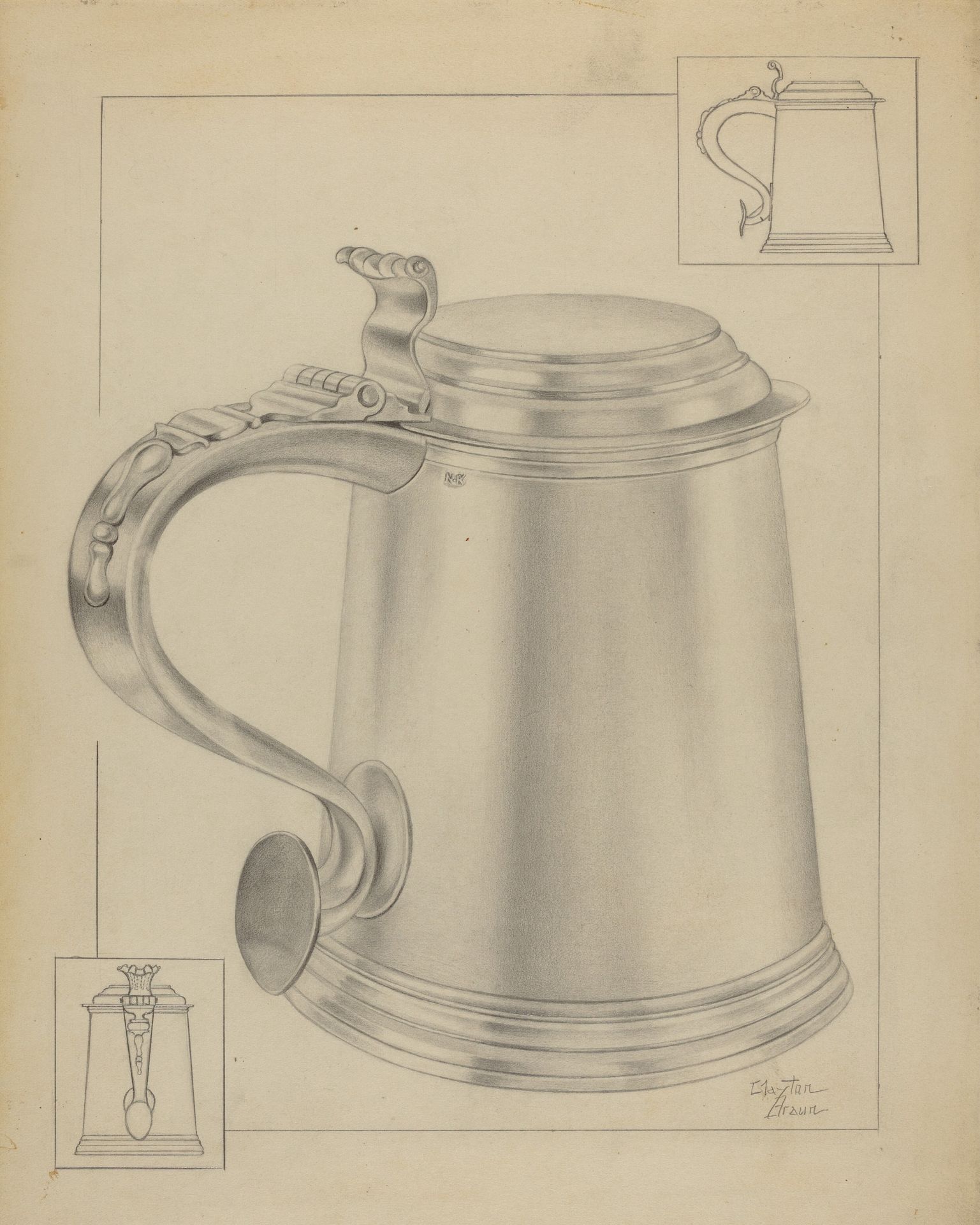 Silver Tankard by Clayton Braun