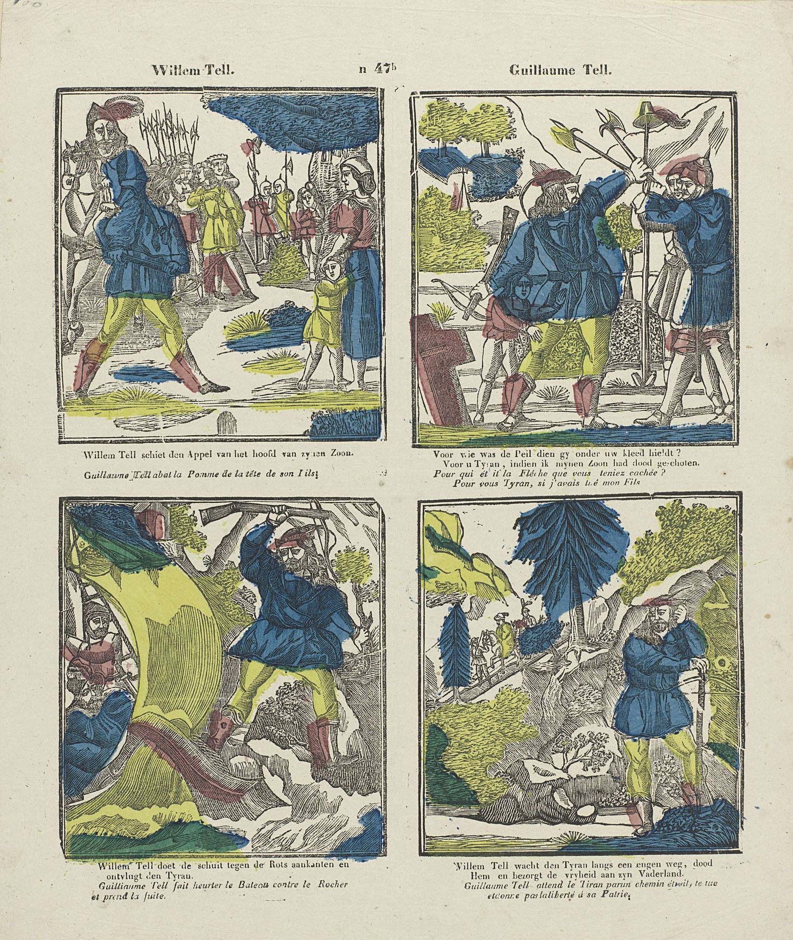Willem Tell. / Guillaume Tell by P.J. Delhuvenne