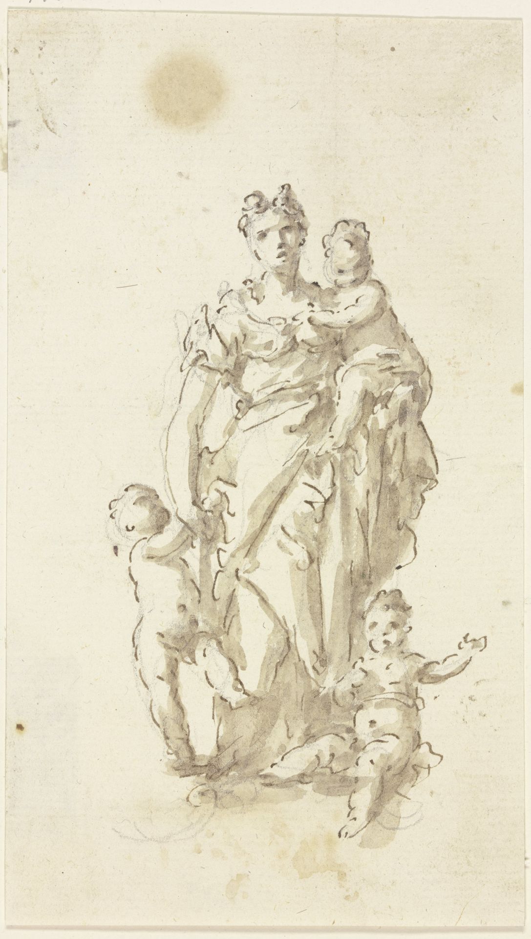 Allegory of charity by Gaspare Diziani