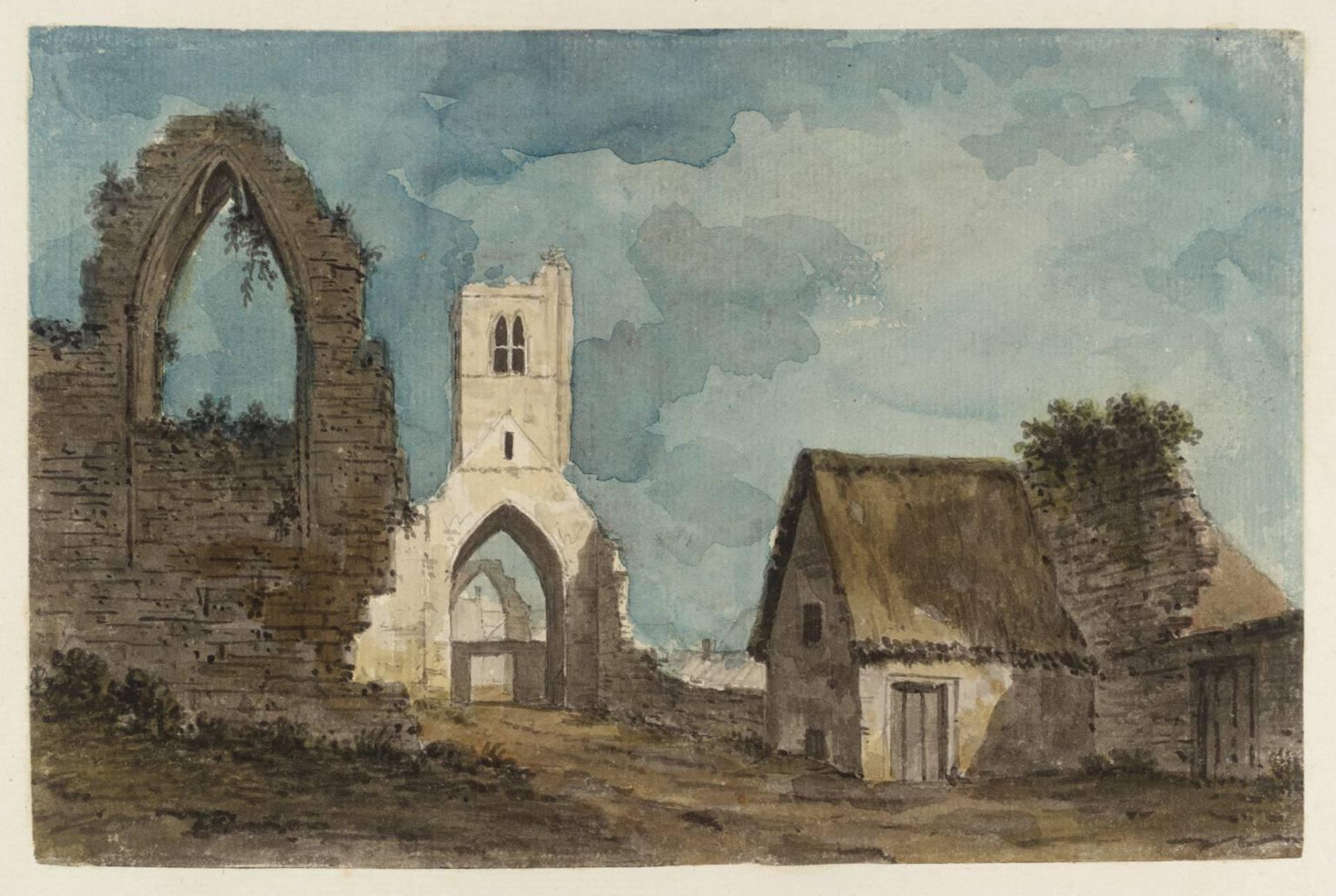 Ruins of the Abbey at Drogheda by  John Inigo Richards