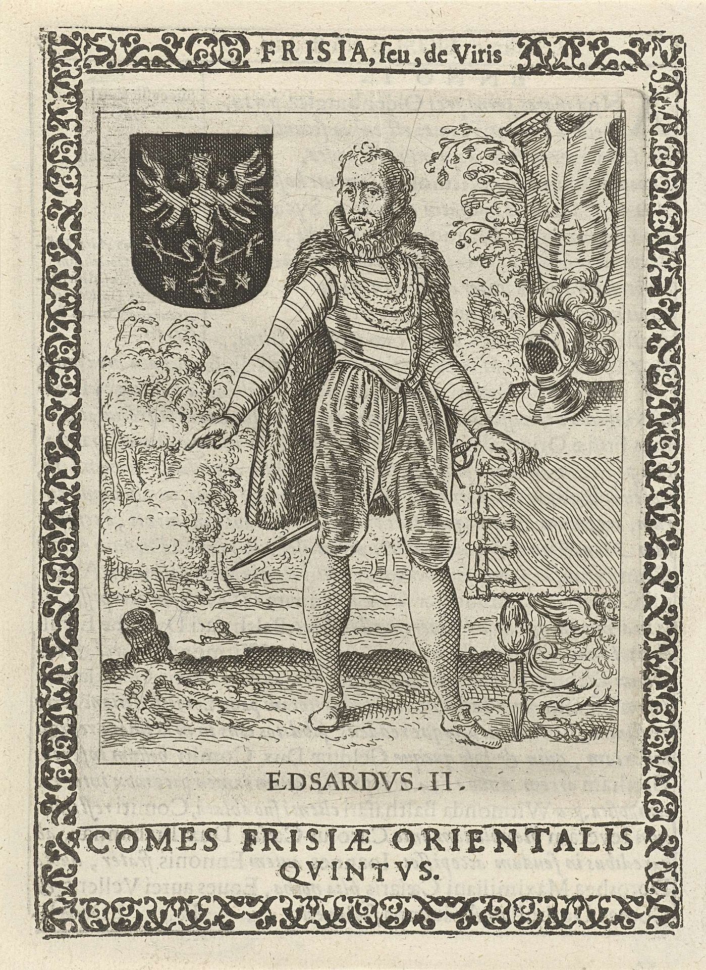 Edzard II, vijfde graaf van Oost-Friesland by Pieter Feddes van Harlingen