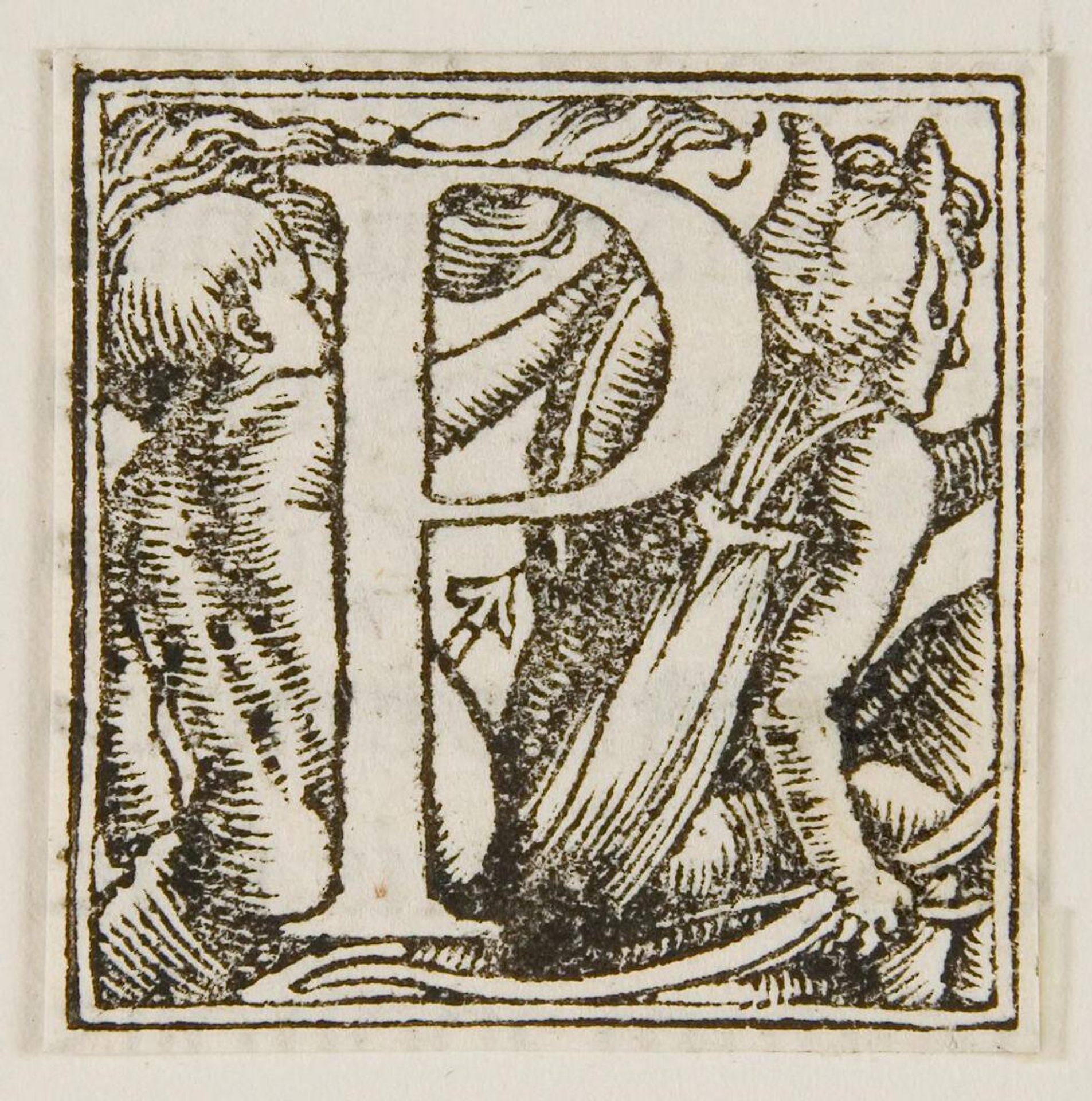 Letter P by Hans Holbein the Younger