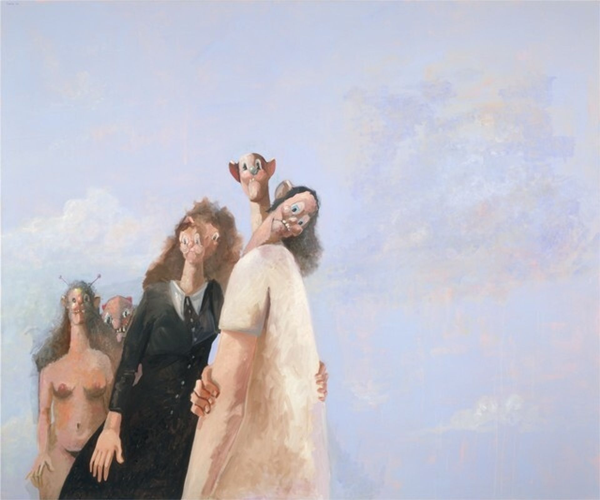 6 Figures by George Condo
