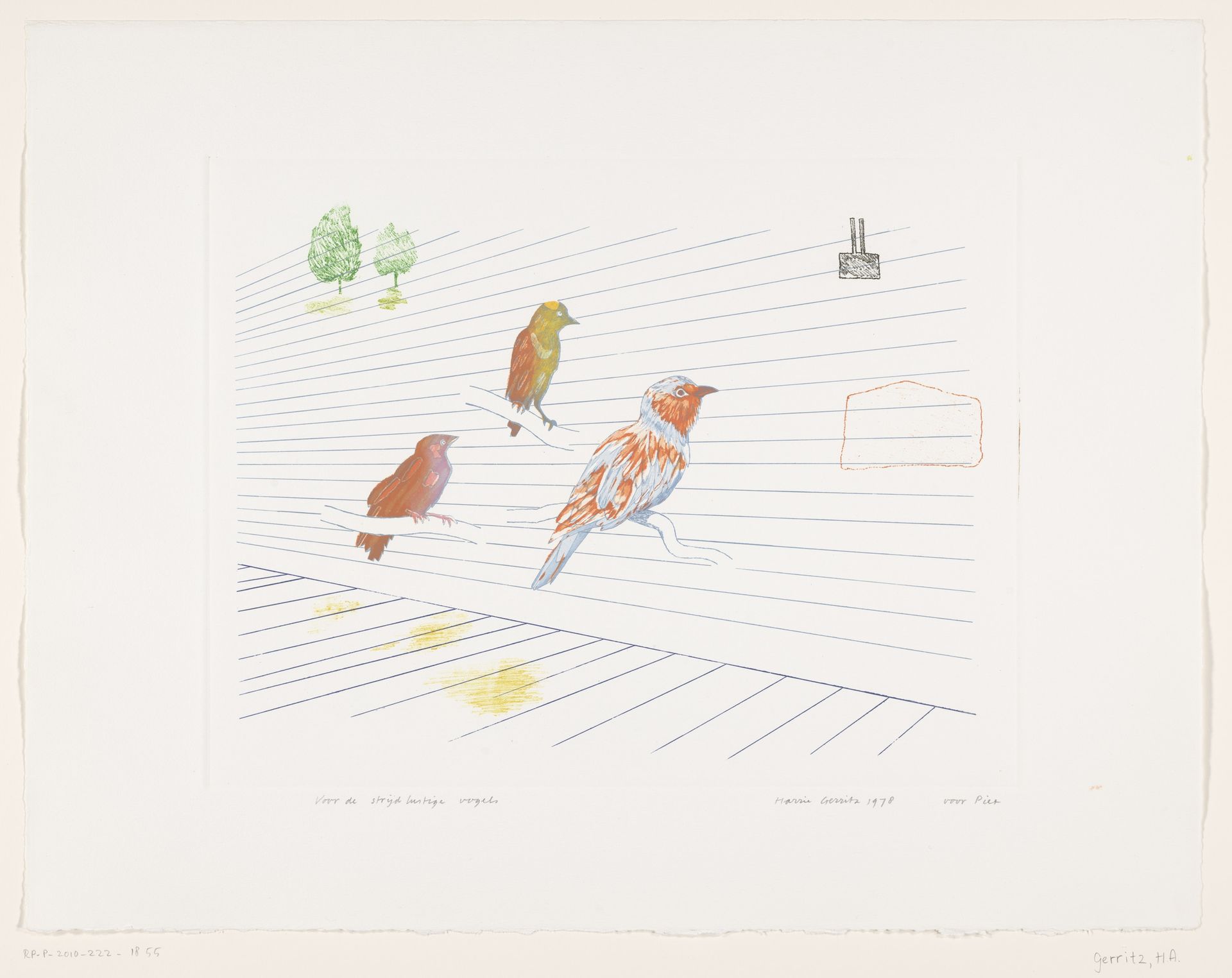 Voor de strijdlustige vogels by Harrie A. Gerritz