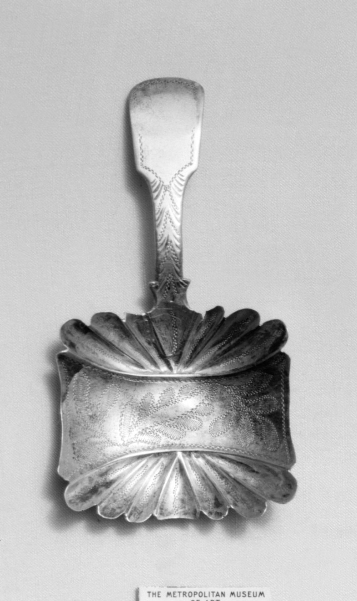 Caddy spoon by J. C. (probably), Birmingham
