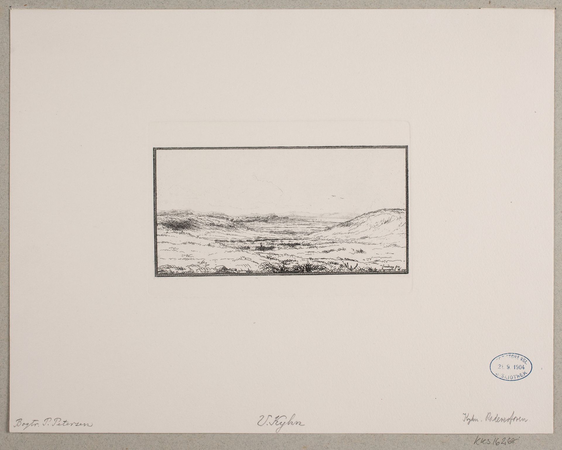 Erindring fra Jægerspris, med en mose by Vilhelm Kyhn