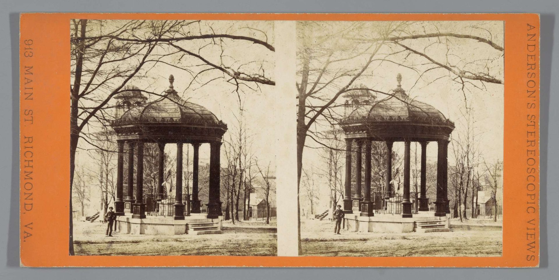 Monument voor politicus Henry Clay in Richmond by David H. Anderson