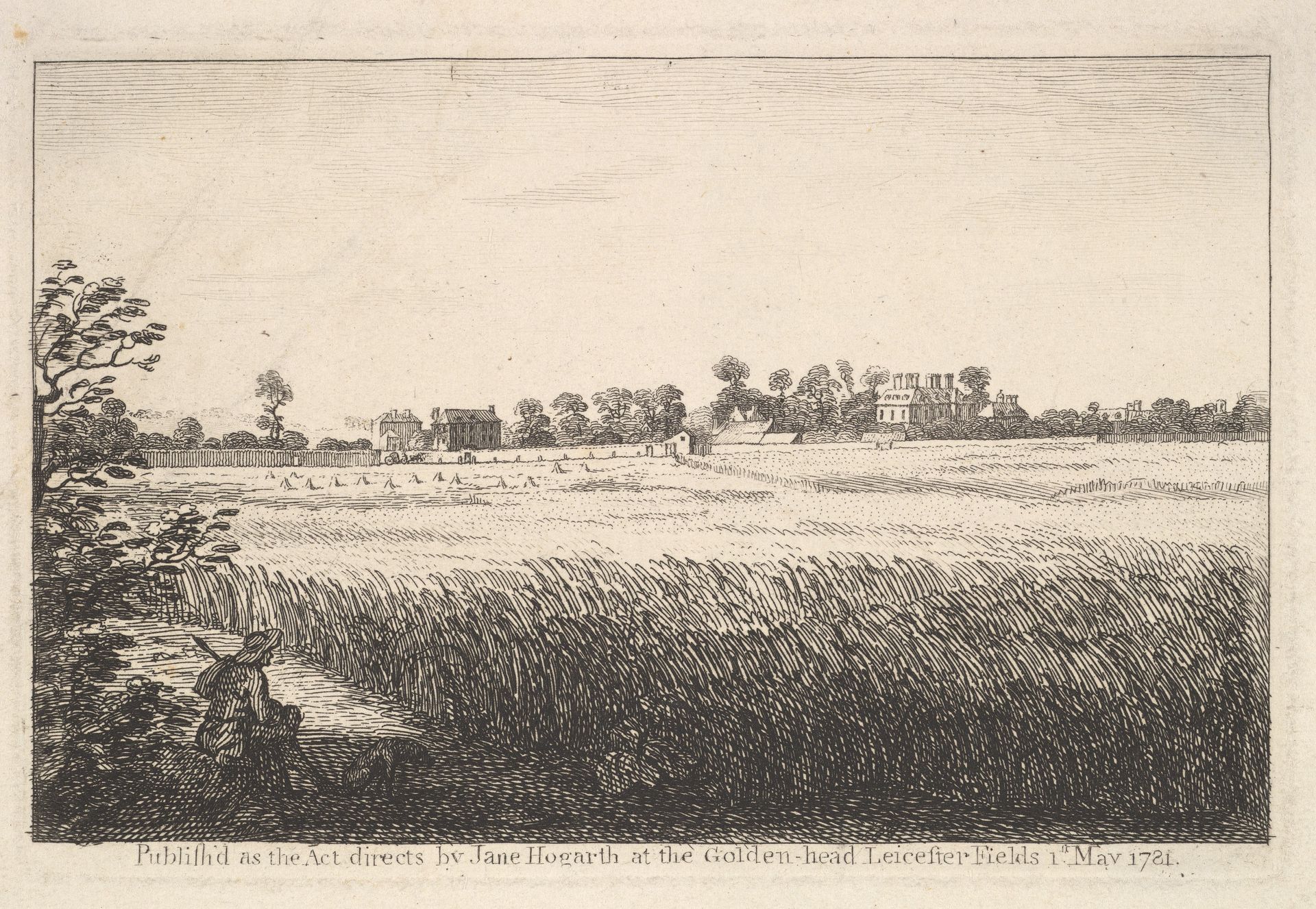 View of Ranby's House by William Hogarth